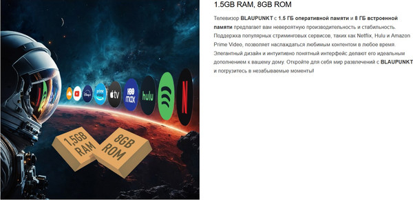 Телевизор Blaupunkt 50