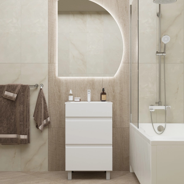 Тумба под умывальник Mixline Брикс-50 / 557489