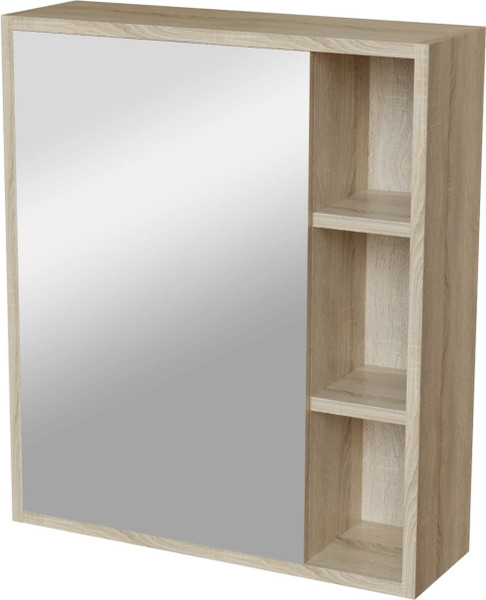 Шкаф с зеркалом для ванной Mixline Милтон-60 / 557615