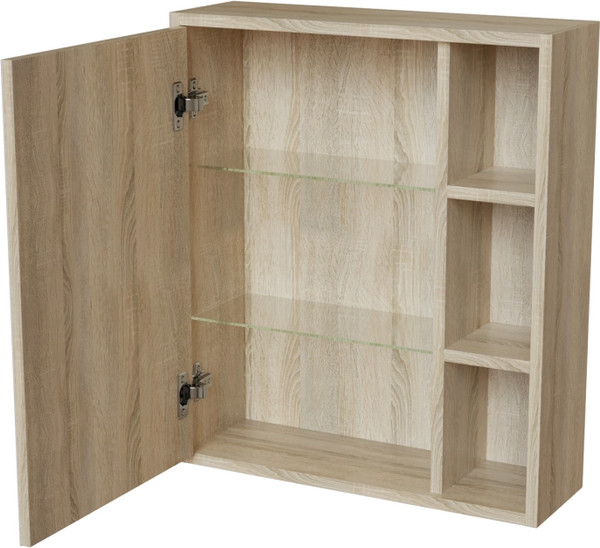 Шкаф с зеркалом для ванной Mixline Милтон-60 / 557615