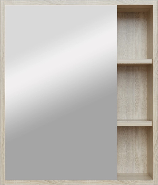 Шкаф с зеркалом для ванной Mixline Милтон-60 / 557615