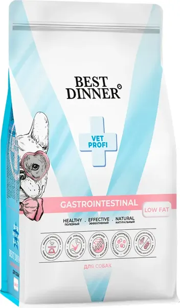Сухой ветеринарный корм для собак Best Dinner Vet Profi Gastrointestinal Low Fat - фото