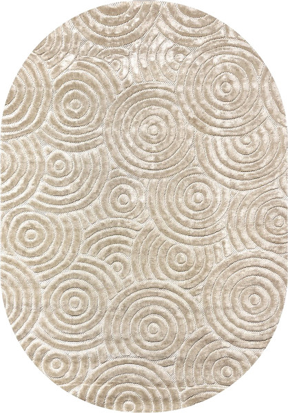 Коврик Valentis Juno E908AP-BEIGE-OVAL - фото
