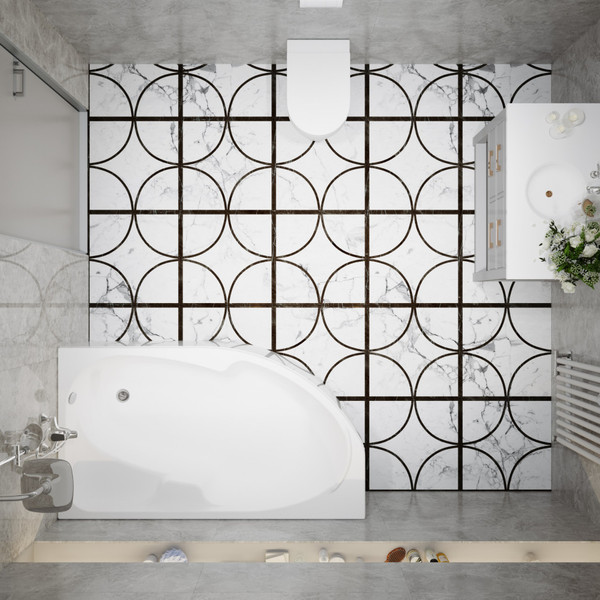 Ванна акриловая Triton София 150x95 R