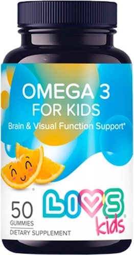 Комплексная пищевая добавка LIVS Комплекс Омега-3 для детей со вкусом апельсина - фото