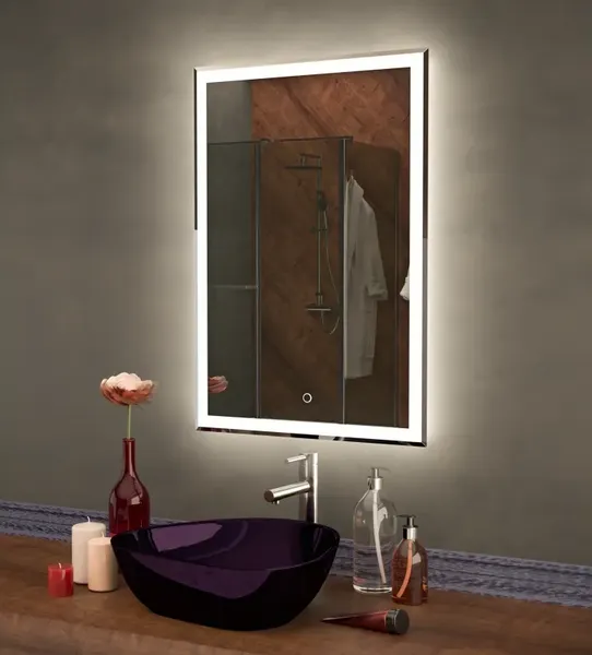 Зеркало Axus Minio 60x80 Влагостойкое с подсветкой - фото