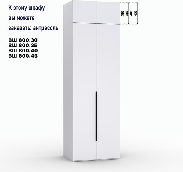 Шкаф Кастанье Модерн Ш 800.2