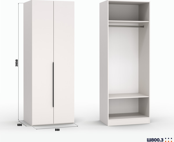 Шкаф Кастанье Модерн Ш 800.3