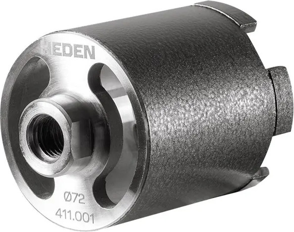 Коронка HEDEN Алмазная для подрозетников 72x65мм М16 торцевая