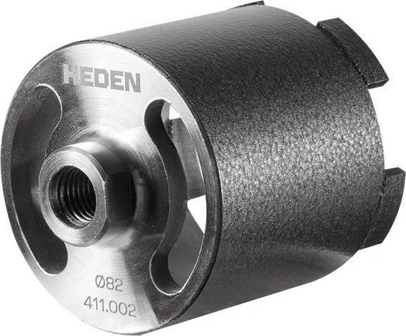 Коронка HEDEN Алмазная для подрозетников 82x65мм М16 торцевая