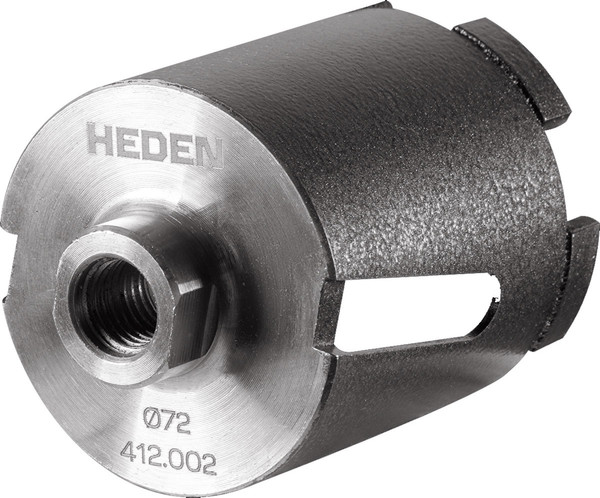 Коронка HEDEN Алмазная для подрозетников 72x65мм М16 боковая - фото