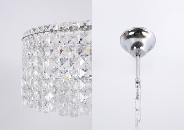 Люстра Estares Diona 10хЕ14-600х810-CHROME/CRYSTAL-220-IP20