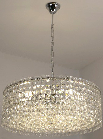 Люстра Estares Diona 8хЕ14-500х810-CHROME/CRYSTAL-220-IP20 - фото