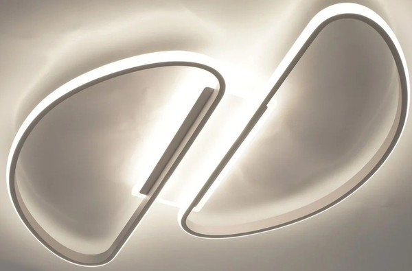 Потолочный светильник Estares Modena 80W R-RC-540x640x55-WHITE/WHITE-220-IP20 - фото