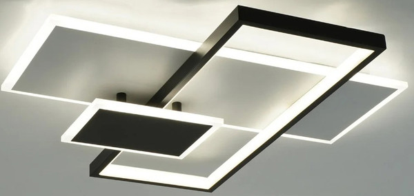 Люстра Estares Lamparas 90W 3L-APP-500x500x70-WHITE/BLACK/WHITE-220-IP20 - фото