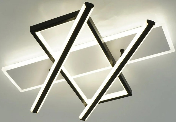 Люстра Estares Palla 110W 3S-APP-500x460x80-BLACK/WHITE/CLEAR-220-IP20 - фото