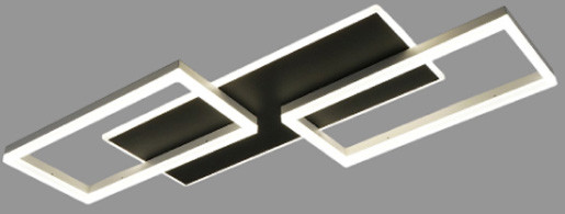 Люстра Estares Soler 95W 3S-APP-842x392x70-BLACK/WHITE/WHITE-220-IP20 - фото