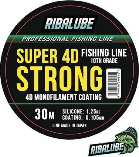 Леска монофильная RIBALUBE Super Strong Japan 0.105 - фото