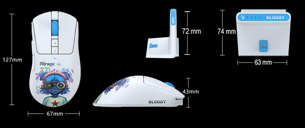 Мышь A4Tech Bloody R73 Ultra Duo