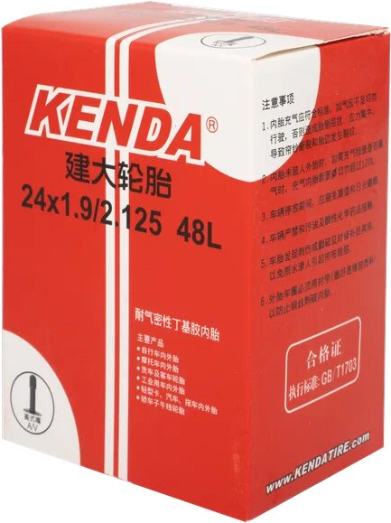 Камера для велосипеда Kenda 24x1.95/2.125 AV48