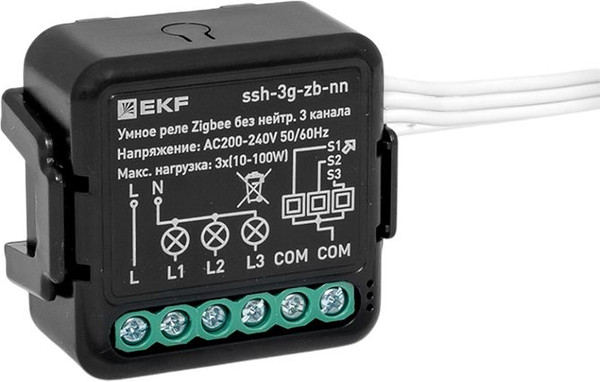 Умное реле EKF Connect Select Zigbee ssh-3g-zb-nn - фото