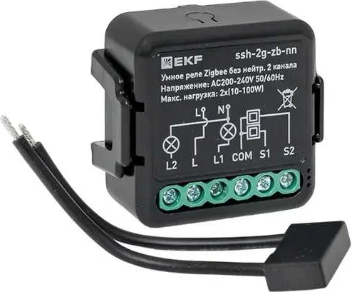 Умное реле EKF Connect Select Zigbee ssh-2g-zb-nn