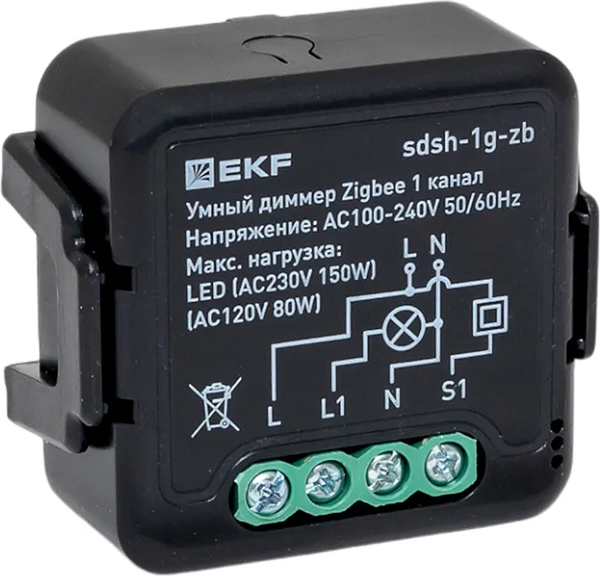 Умное реле EKF Connect Select Zigbee ssh-1g-zb