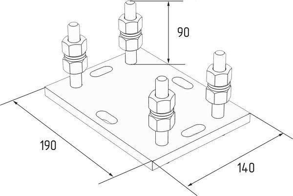 Площадка регулировочная для ворот DoorHan DHS2003120
