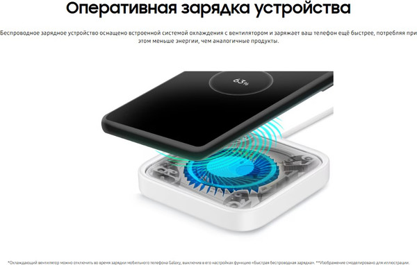 Зарядное устройство беспроводное Samsung EP-P2400B / EP-P2400BBEGEU