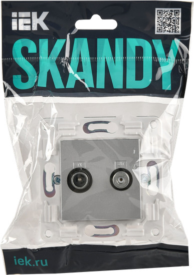 Розетка IEK Skandy SK-AF20-O-K23
