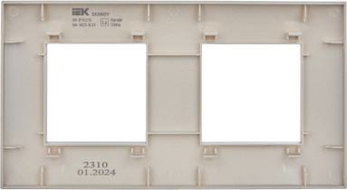 Рамка для выключателей и розеток IEK Skandy SK-M22-K23