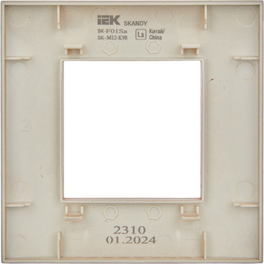 Рамка для выключателей и розеток IEK Skandy SK-M12-K98