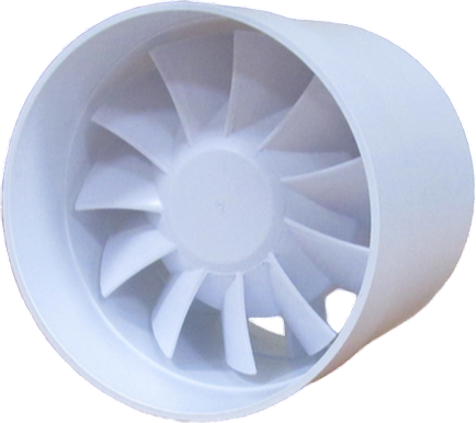 Вентилятор канальный Viento ВКО 125К-B - фото