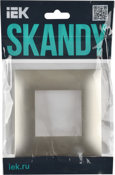 Рамка для выключателей и розеток IEK Skandy SK-M12-K37
