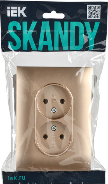 Розетка IEK Skandy SK-R23-10-K98-F