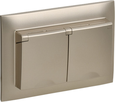 Розетка IEK Skandy SK-R26-16-44-K37-F - фото