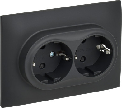 Розетка IEK Skandy SK-R24-16-K53-F - фото