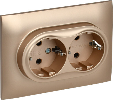 Розетка IEK Skandy SK-R24-16-K98-F - фото