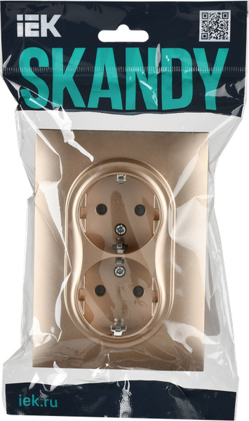 Розетка IEK Skandy SK-R24-16-K98-F