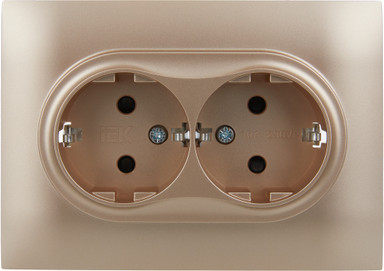 Розетка IEK Skandy SK-R24-16-K98-F