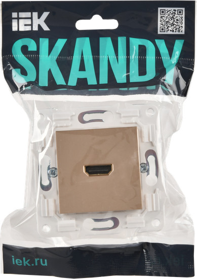 Розетка IEK Skandy SK-H10-K98