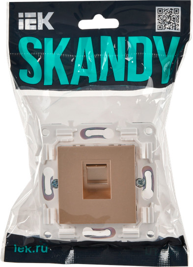 Розетка IEK Skandy SK-K10-1-K98