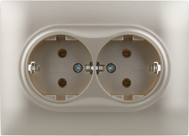 Розетка IEK Skandy SK-R21-16-K37-F