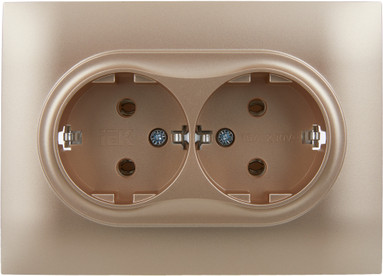 Розетка IEK Skandy SK-R21-16-K98-F