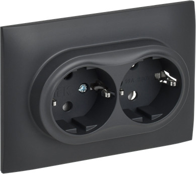 Розетка IEK Skandy SK-R21-16-K48-F - фото