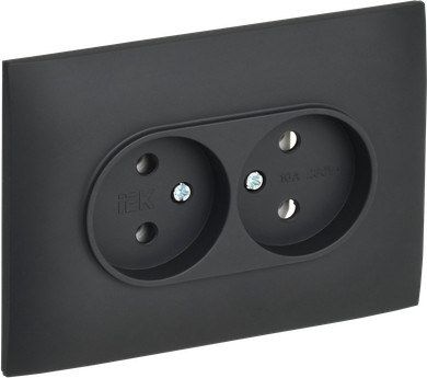 Розетка IEK Skandy SK-R20-10-K53-F - фото