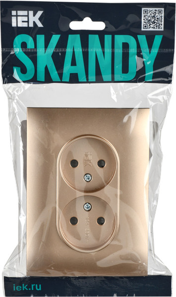 Розетка IEK Skandy SK-R20-10-K98-F