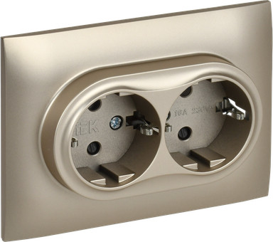 Розетка IEK Skandy SK-R24-16-K37-F - фото