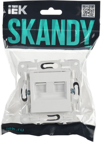 Розетка IEK Skandy SK-K20-2-K01