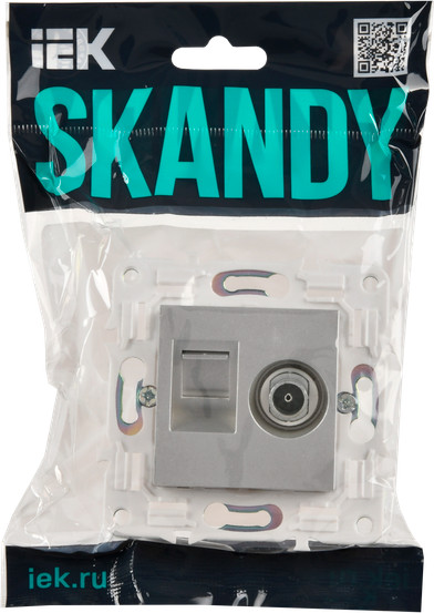 Розетка IEK Skandy SK-K20-2-K23